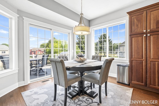 7066 Country Springs Dr SW, Byron Center, MI 49315 - dining room with baseboards and wood finished floors