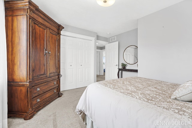 7066 Country Springs Dr SW, Byron Center, MI 49315 - bedroom featuring light colored carpet and a closet