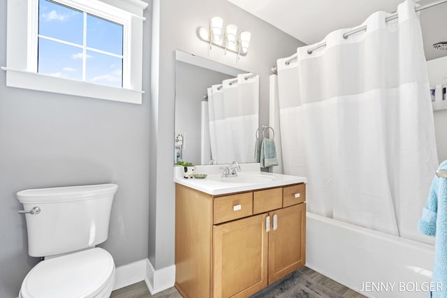 7066 Country Springs Dr SW, Byron Center, MI 49315 - full bathroom featuring vanity and shower / tub combo with curtain