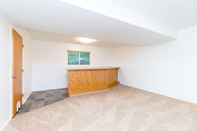 266 Westover Ave, Ann Arbor, MI 48103 - basement featuring a dry bar and carpet