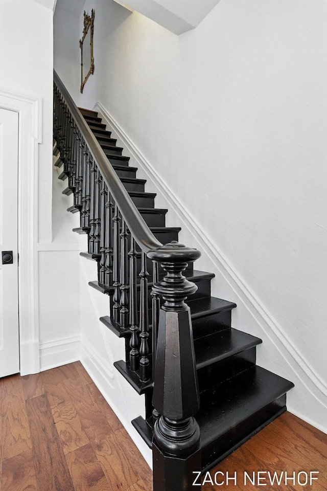 334 Washington Blvd, Holland, MI 49423 - staircase with wood finished floors