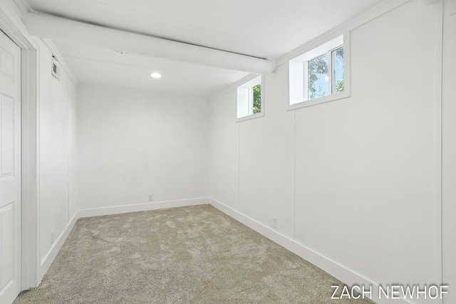 334 Washington Blvd, Holland, MI 49423 - below grade area featuring carpet floors and recessed lighting