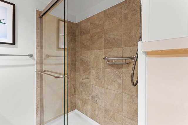 2323 Solano Dr, Wolverine Lake, MI 48390 - full bath with a stall shower