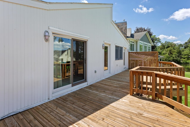 2323 Solano Dr, Wolverine Lake, MI 48390 - view of deck