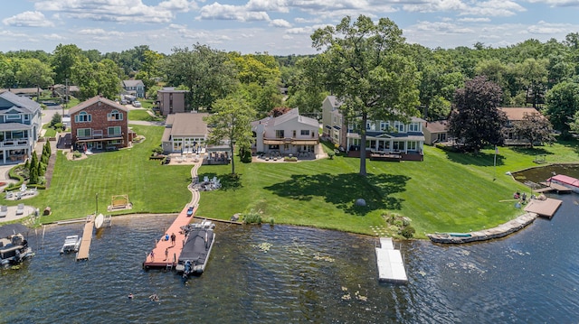 2323 Solano Dr, Wolverine Lake, MI 48390 - drone / aerial view of a nearby body of water