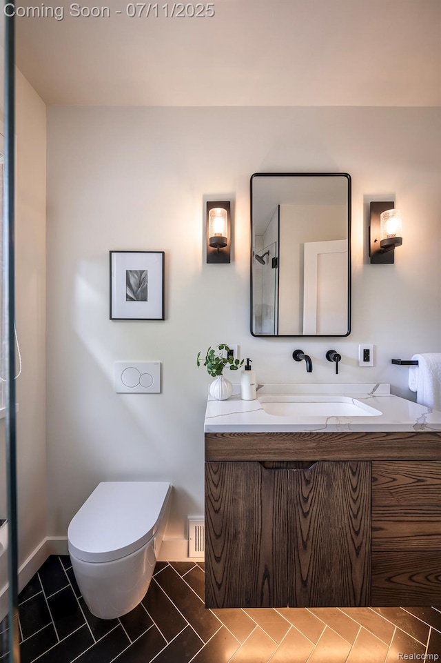 4412 Buckingham Rd, Royal Oak, MI 48073 - bathroom with vanity and tile patterned floors
