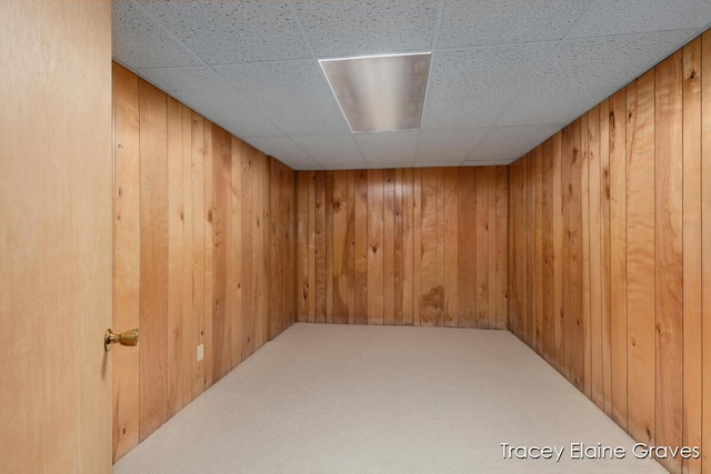 6305 Greenway Dr SE Unit 51, Grand Rapids, MI 49546 - finished below grade area featuring wood walls and carpet