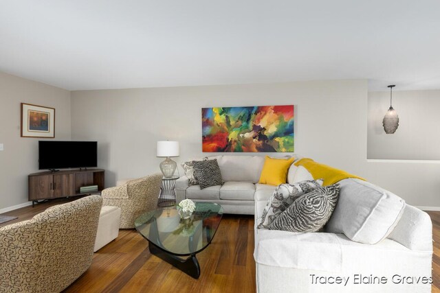 6305 Greenway Dr SE Unit 51, Grand Rapids, MI 49546 - living area featuring wood finished floors