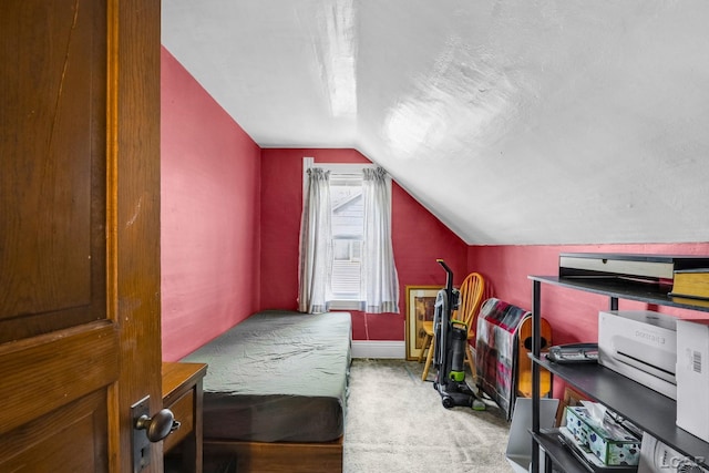 318 E Adrian St, Blissfield, MI 49228 - bonus room featuring vaulted ceiling and carpet flooring