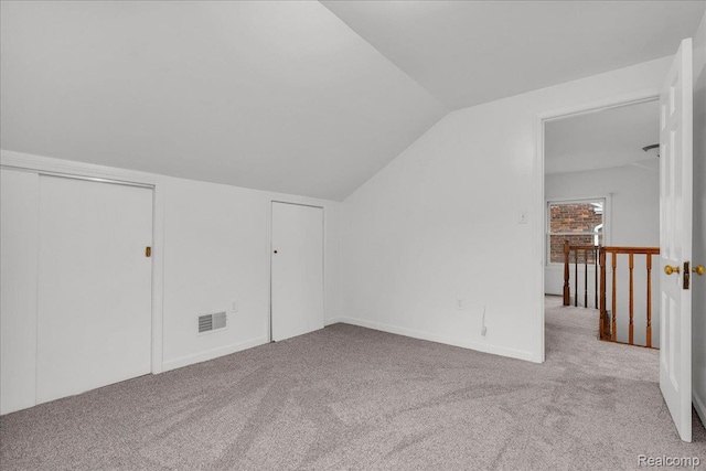 4800 Bishop St, Detroit, MI 48224 - additional living space featuring carpet and vaulted ceiling