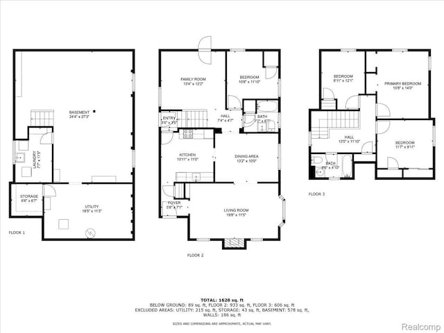4800 Bishop St, Detroit, MI 48224 - view of floor plan / room layout
