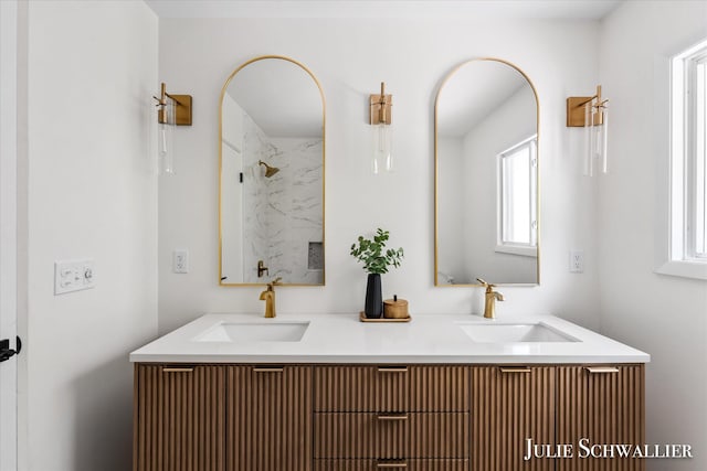 751 Old Gate Rd NW, Grand Rapids, MI 49504 - full bathroom featuring double vanity