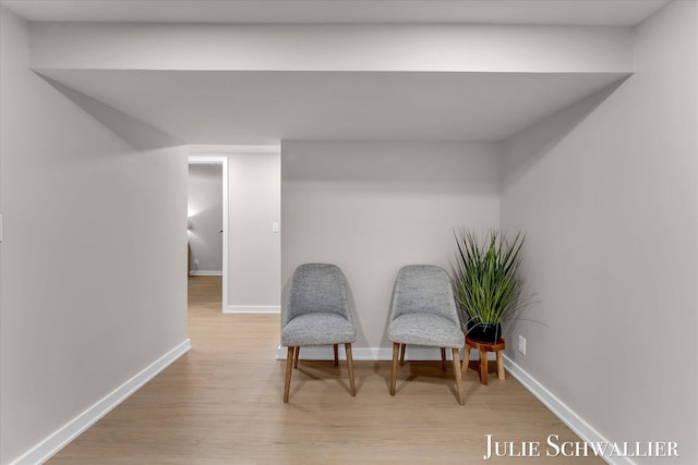 751 Old Gate Rd NW, Grand Rapids, MI 49504 - living area featuring light wood-type flooring and baseboards
