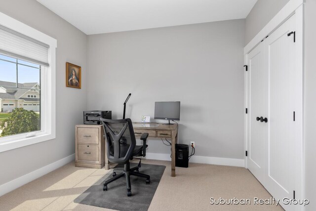 8056 Tramway Dr SW, Byron Center, MI 49315 - office space featuring light carpet and baseboards