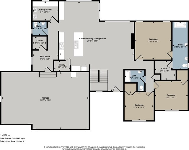 8056 Tramway Dr SW, Byron Center, MI 49315 - view of floor plan / room layout