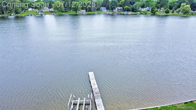1962 Lake Pointe Dr, Ortonville, MI 48462 - bird's eye view of a large body of water