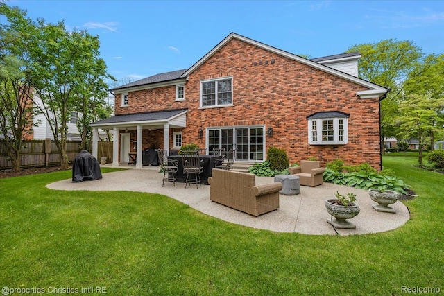 586 Fairfax St, Birmingham, MI 48009 - back of house with a patio area and brick siding