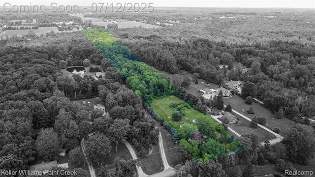 20525 30 Mile Rd, Ray, MI 48096 - aerial view of a heavily wooded area