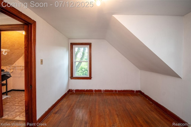 20525 30 Mile Rd, Ray, MI 48096 - additional living space with wood finished floors and lofted ceiling