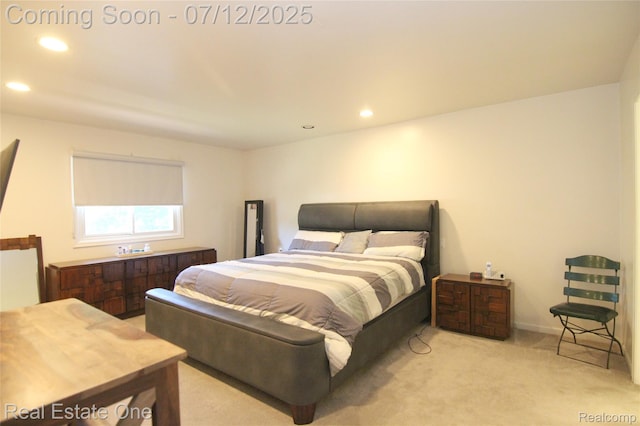 33234 Walnut Ln, Farmington Hills, MI 48334 - bedroom featuring recessed lighting and light carpet