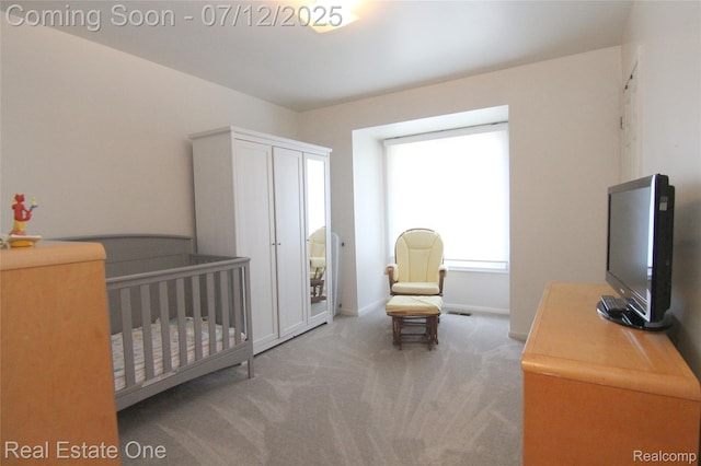 33234 Walnut Ln, Farmington Hills, MI 48334 - bedroom with carpet flooring and a crib