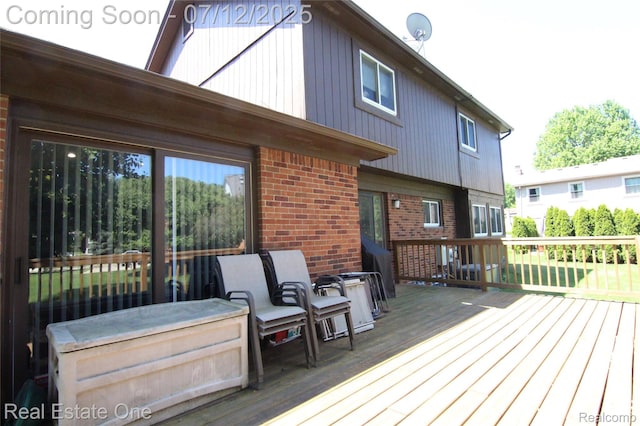 33234 Walnut Ln, Farmington Hills, MI 48334 - view of wooden terrace