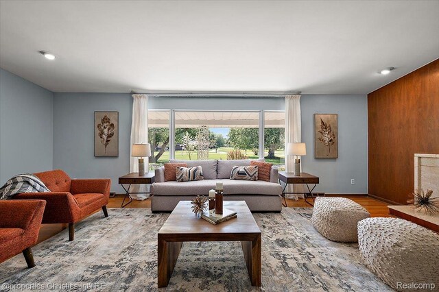 30700 Marimoor St, Beverly Hills, MI 48025 - living area with plenty of natural light and wood finished floors