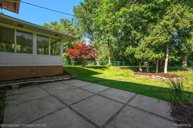 30700 Marimoor St, Beverly Hills, MI 48025 - view of yard featuring a patio area and a sunroom