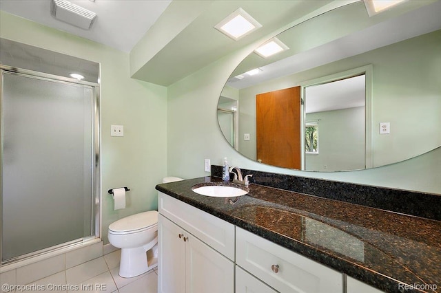30700 Marimoor St, Beverly Hills, MI 48025 - full bathroom featuring tile patterned floors, a shower stall, and vanity