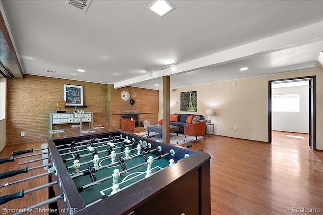 30700 Marimoor St, Beverly Hills, MI 48025 - game room with wood finished floors