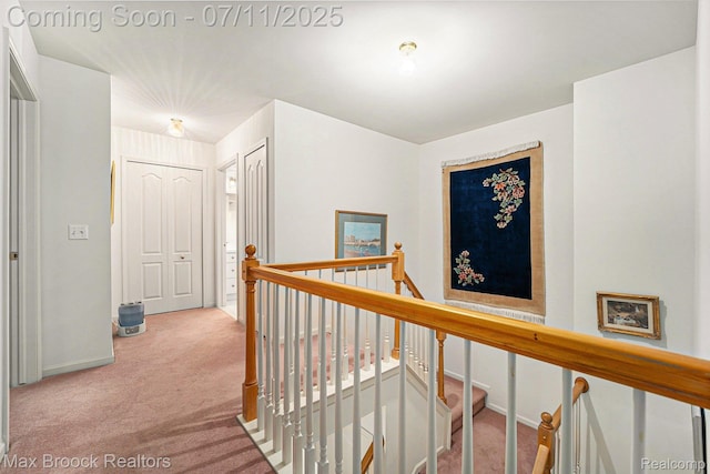 648SHADYMAPLE Shady Maple Dr Unit 16, Wixom, MI 48393 - hall with carpet flooring and an upstairs landing