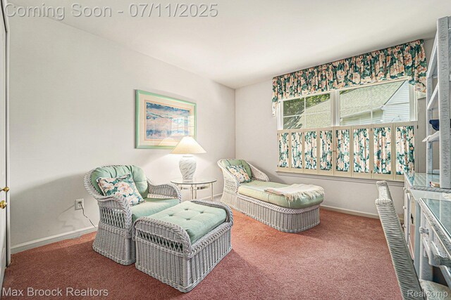 648SHADYMAPLE Shady Maple Dr Unit 16, Wixom, MI 48393 - living area with carpet flooring and baseboards