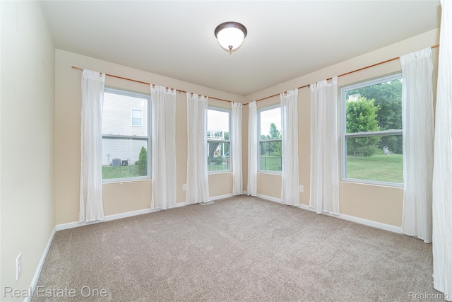 750 Dewars St, Howell, MI 48843 - carpeted spare room with baseboards