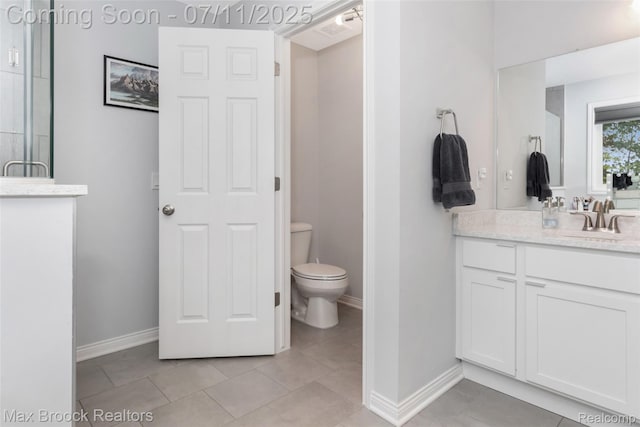 460 Lake Manitou Trl, Oxford, MI 48371 - full bath with vanity and tile patterned floors