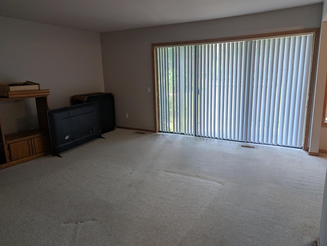 149 Selkirk Ct Unit A, Kalamazoo, MI 49006 - unfurnished living room featuring carpet floors and baseboards