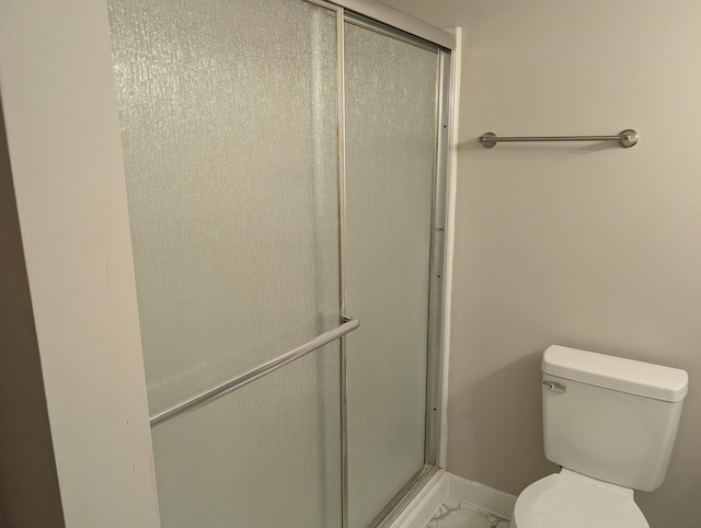 149 Selkirk Ct Unit A, Kalamazoo, MI 49006 - bathroom featuring a shower stall and marble finish floors