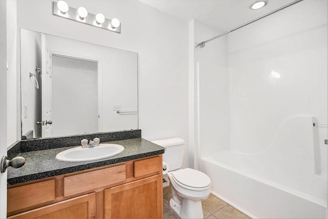 3132 Primrose Ln, Ypsilanti, MI 48197 - bathroom featuring vanity, shower / washtub combination, and tile patterned floors