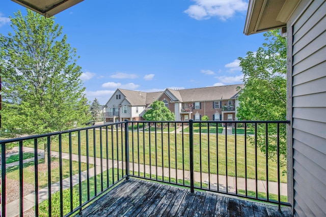 3132 Primrose Ln, Ypsilanti, MI 48197 - balcony featuring a residential view