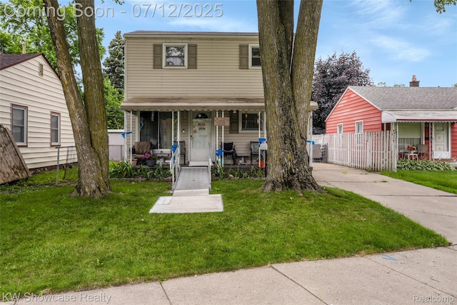 4313 S Dearborn St, Melvindale, MI 48122 - view of front of house with a porch