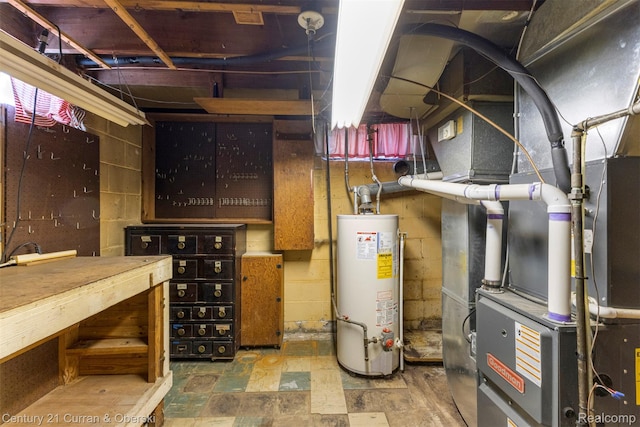 711 N Highland St, Dearborn, MI 48128 - unfinished below grade area featuring water heater