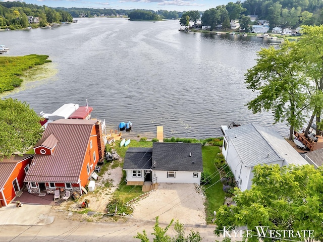 12230 Mac Dr NE, Belding, MI 48809 - view from above of property featuring a large body of water