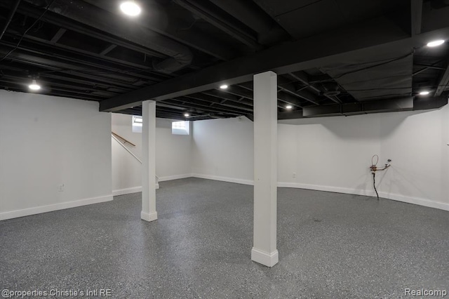 17617 Kentucky St, Detroit, MI 48221 - below grade area featuring baseboards