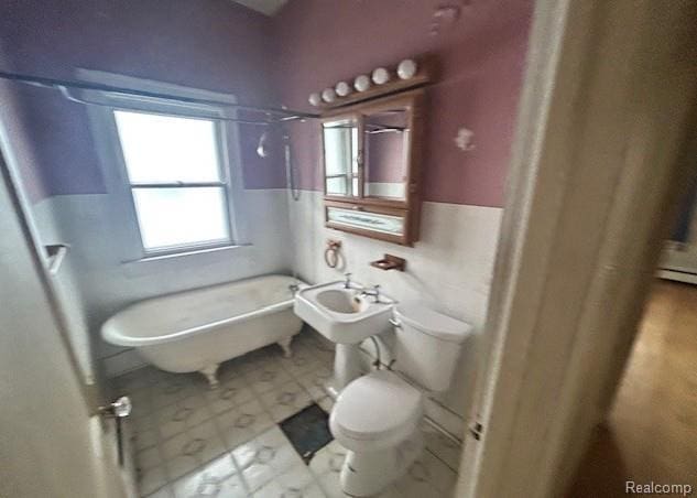 2170 Avondale St, Sylvan Lake, MI 48320 - bathroom featuring a shower and a tub to relax in