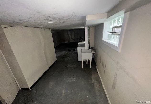 2170 Avondale St, Sylvan Lake, MI 48320 - basement with baseboards