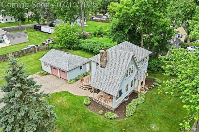 342 King St, Highland, MI 48357 - aerial view of property and surrounding area
