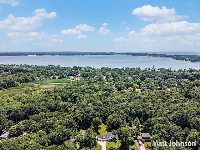 2771 Deer Run Rd, Muskegon, MI 49445 - drone / aerial view of a large body of water