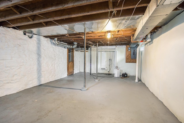 9148 Austin Rd, Saline, MI 48176 - unfinished below grade area with electric panel