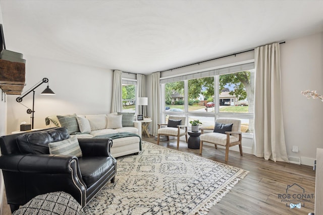 2641 Garfield Ave NW, Grand Rapids, MI 49544 - living area with wood finished floors and baseboards