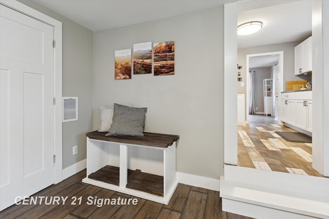 6357 Mackinaw Rd, Saginaw, MI 48604 - hall with wood finished floors and baseboards