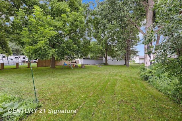 6357 Mackinaw Rd, Saginaw, MI 48604 - view of yard with a playground